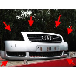 Audi TT 225 BHP front Silver bumper