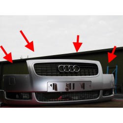 Audi TT 225 BHP front Silver bumper