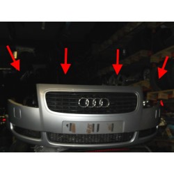 Audi TT 225 BHP front Silver bumper
