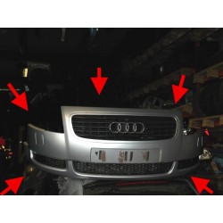 Audi TT 225 BHP front Silver bumper